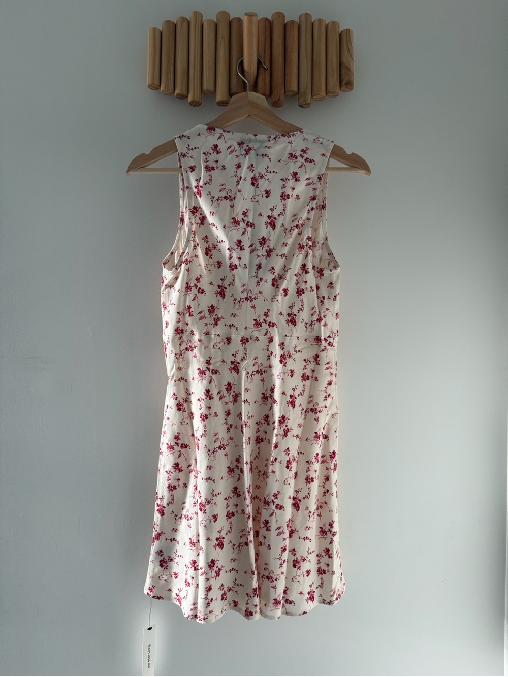 *NWT* Reformation Calix Mini Dress Sleeveless V-Neck Crepe Size S - Picture 6 of 9